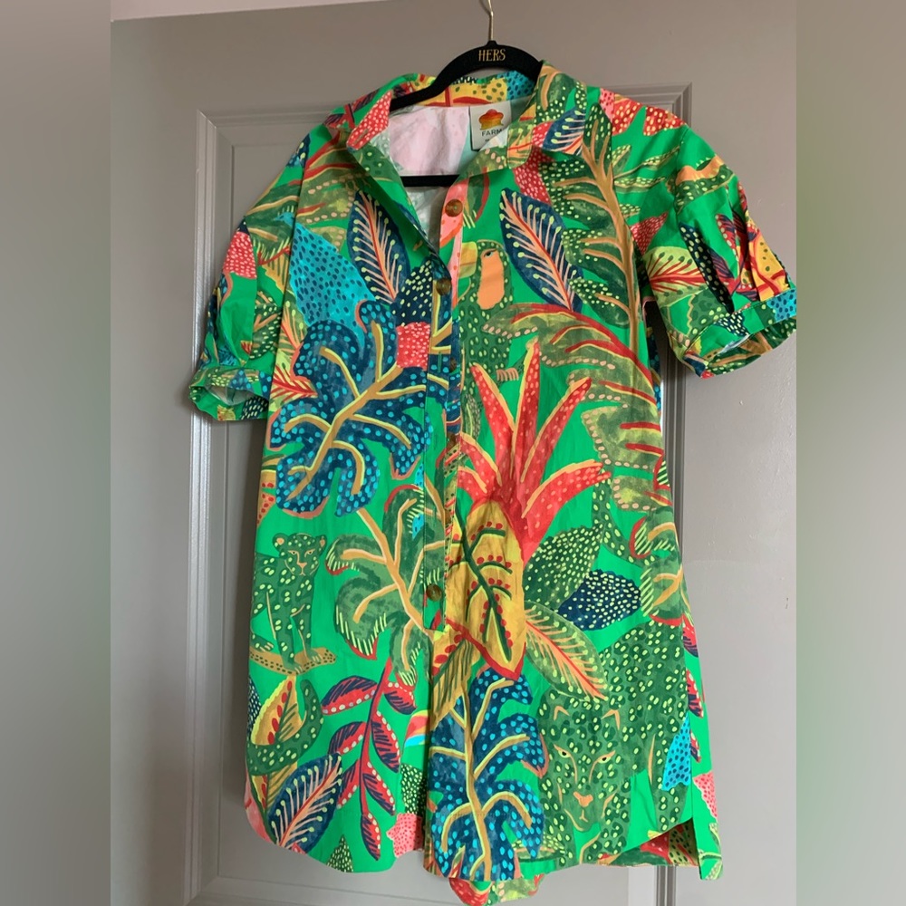 Farm Rio Tropical Print Romper